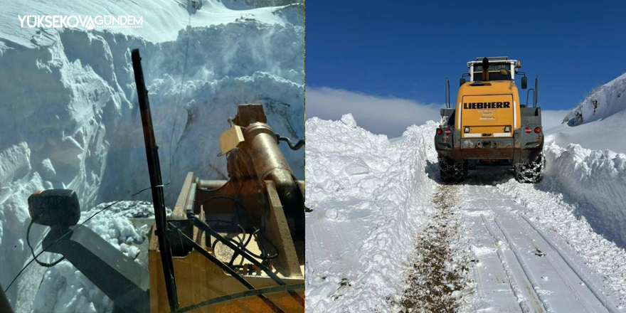 Hakkari'de kar kalınlığı bir metreyi buldu