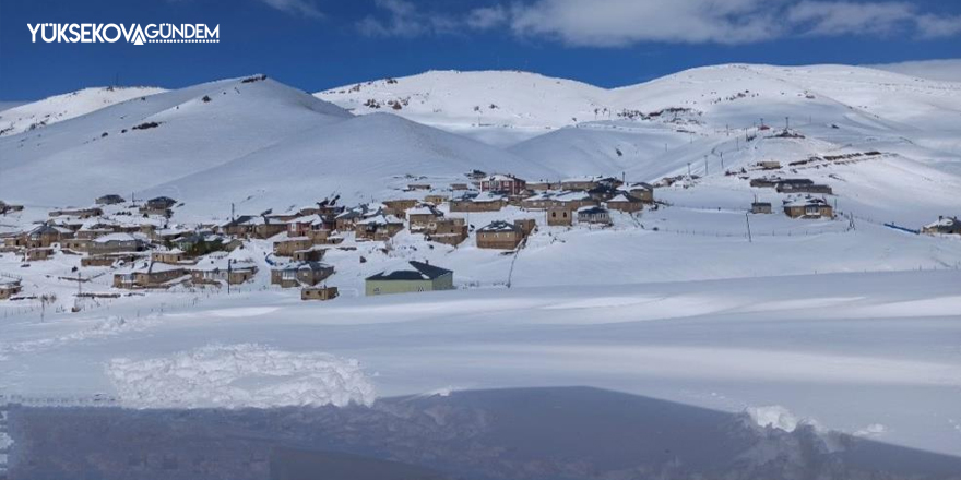 Başkale'de kar etkili oldu, yollar kapandı