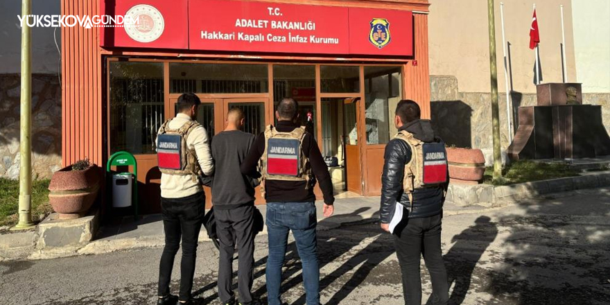 Yüksekova'da 23 yıl cezası bulunan 1 kişi yakalandı