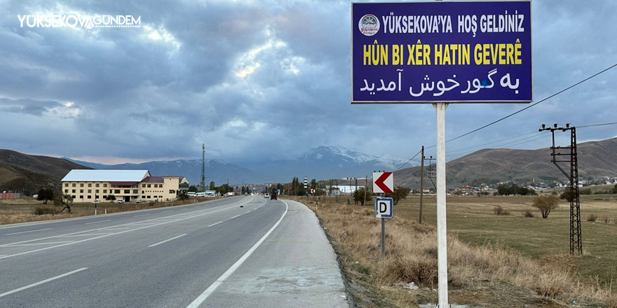 Yüksekova Belediyesi’nden Çok Dilli Tabela Uygulaması