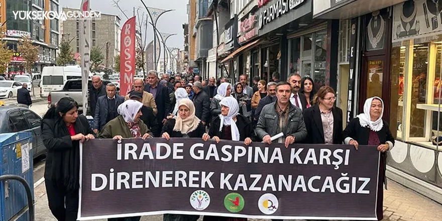 Yüksekova'da DEM Parti'den 'kayyum' açıklaması