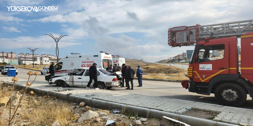 Trafik kazası meydana geldi: 1 yaralı