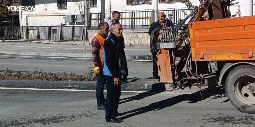 Hakkari'de şehir içi trafik levhaları takıldı