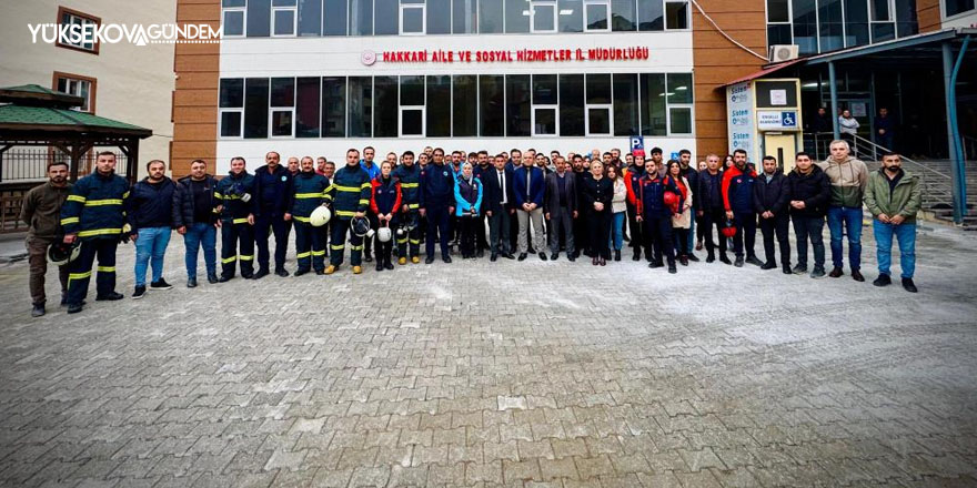 Hakkari'de nefes kesen tatbikat