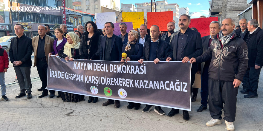 Yüksekova DEM Parti'den, Dersim ve Ovacık’a Kayyum Atamasına Tepki