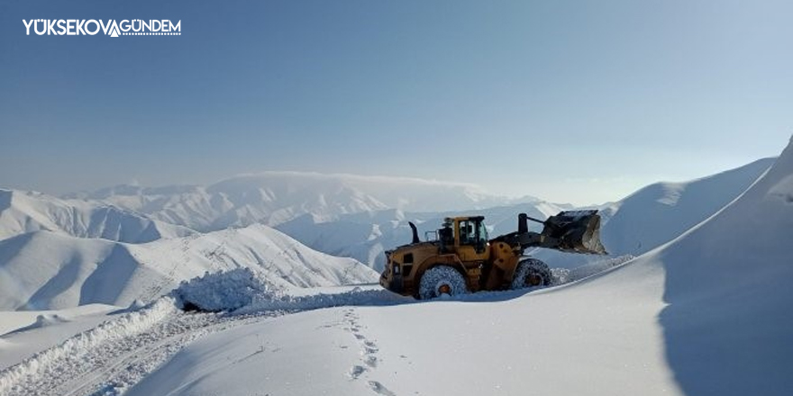 Hakkari askeri üs bölgelerde karla mücadele sürüyor