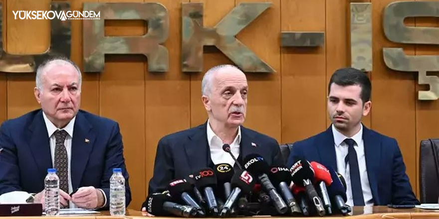 TÜRK-İŞ Başkanı Atalay: "Komisyondaki işçinin asgari ücret talebi 29 bin 583 liradır”