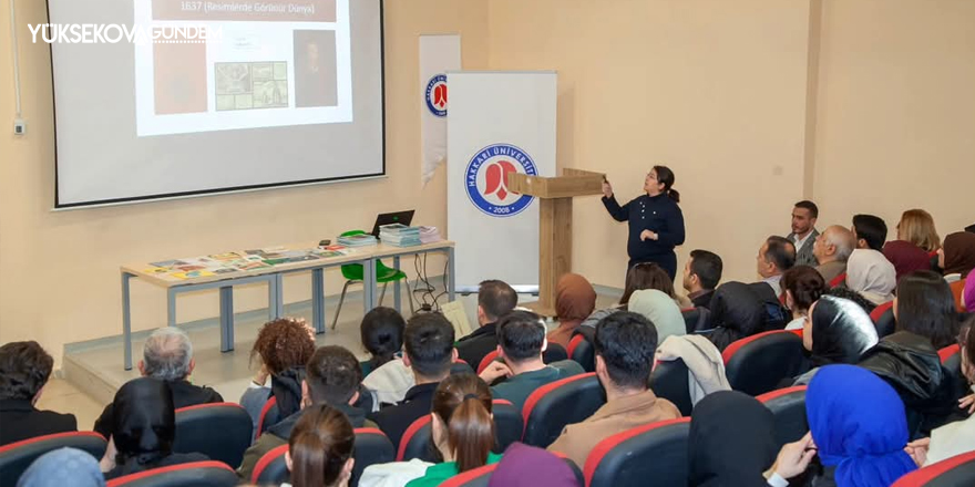 Hakkari Üniversitesi'nde 'Yetişkinler Neden Çocuk Kitapları Okumalı?' söyleşisi düzenlendi