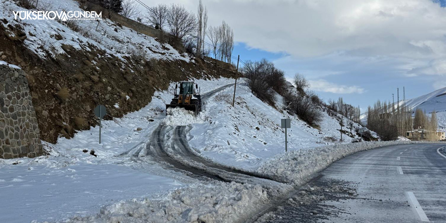 Esendere'de kar yağışı nedeniyle kapanan yollar yeniden ulaşıma açıldı