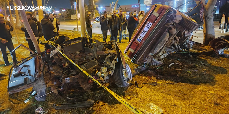 Adana’da ikiye bölünen otomobilde ölü sayısı 2’ye yükseldi