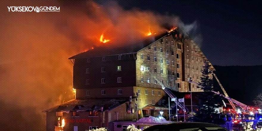 Kartalkaya'da oteldeki yangının itfaiye raporu: "50’den fazla vatandaş camlardan kurtarıldı"