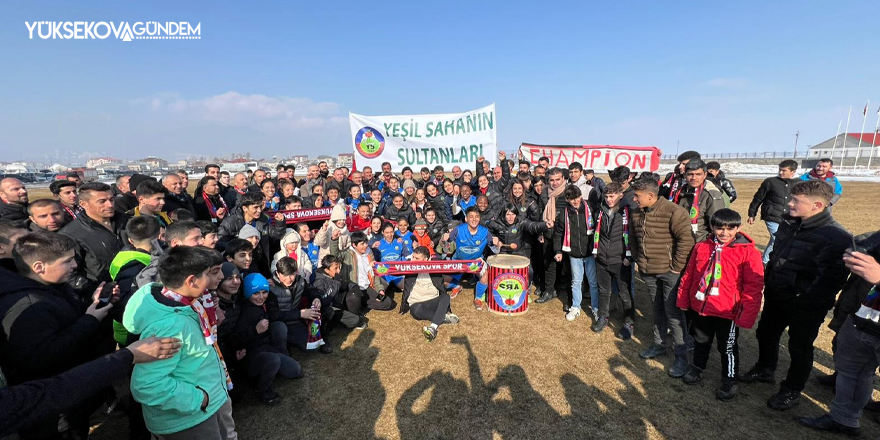 Yüksekova Spor Kadın Futbol Takımı kendi grubunda Şampiyon Oldu