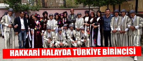 Hakkari halayda Türkiye birincisi