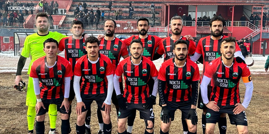 Yüksekova Belediyespor, Derecik Belediye Spor ile 1-1 Berabere Kaldı