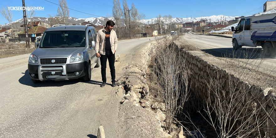 Pizok Deresi Tehlike Saçıyor: İstinat Duvarı Yıkıldı, Yol Çöktü