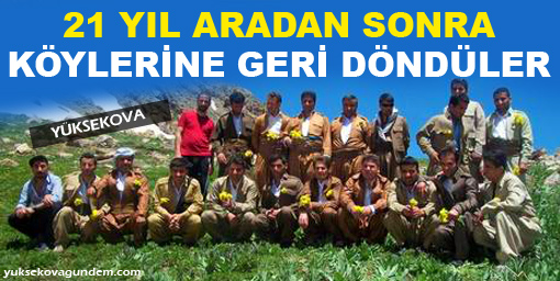 21 Yıl Aradan Sonra Köylerine Geri Döndüler