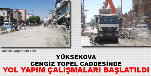 Yüksekova Şehir Merkezinde Çalışmalar Başladı