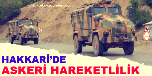 Hakkari'de askeri hareketlilik