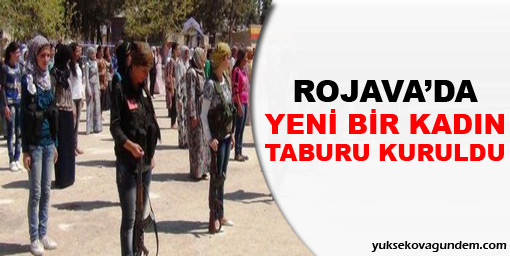 Rojavada yeni bir kadın taburu kuruldu