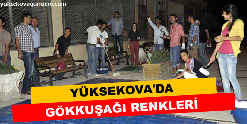 Yüksekova'da Gökkuşağı Renkleri