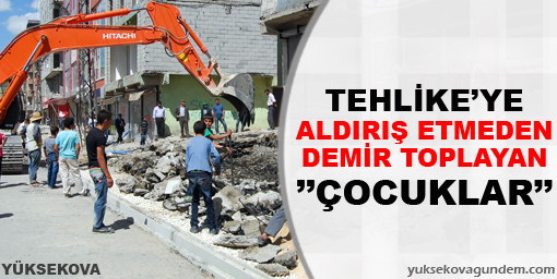 Harçlık İçin ''Tehlikeli'' Demir Toplama Yarışı