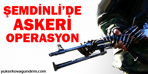 Şemdinli'de askeri operasyon