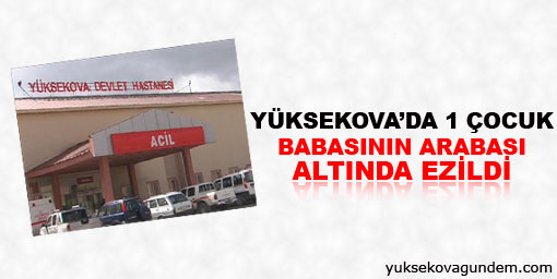 Yüksekova'da Kaza: 1 Çocuk Öldü