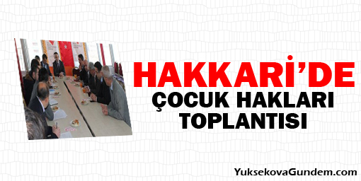 Çocuk hakları toplantısı