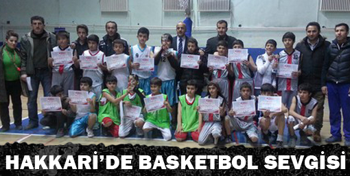 Hakkari'de basketbol sevgisi